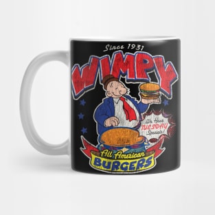 Wimpy All American Burger Dks Worn Mug